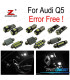 KIT 30 BOMBILLAS LED INTERIOR AUDI Q5 09-17