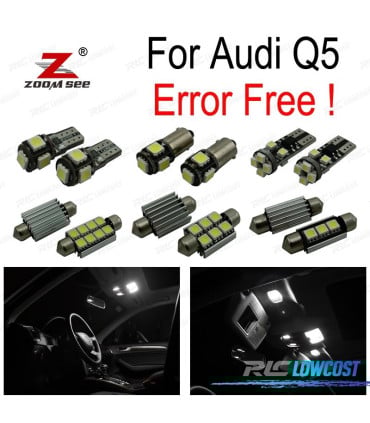 KIT 30 BOMBILLAS LED INTERIOR PARA AUDI Q5 09-17