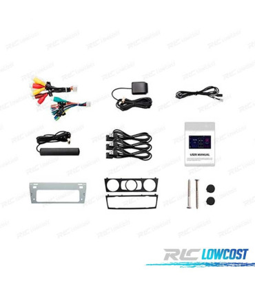RADIO GPS ANDROID 14 PARA BMW E90 E91 E92 E93 PANTALLA 9" TACTIL