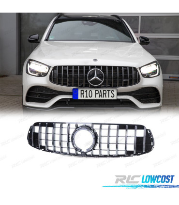 PARRILLA MERCEDES CLASE GLC X253 SUV 20- AMG NEGRO CROMO