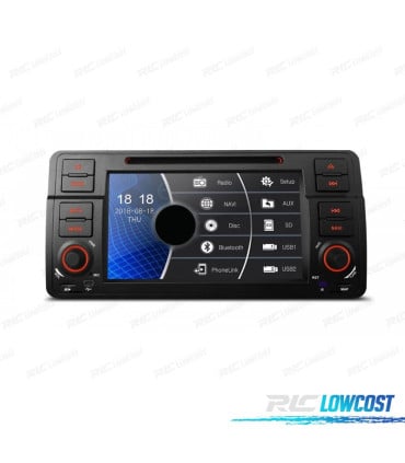 RADIO NAVEGADOR 7" PARA BMW SERIE 3 E46 98-06 USB GPS TACTIL HD