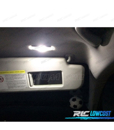 KIT 10 BOMBILLAS LED INTERIOR ACCESORIOS DE ASIENTO PARA SEAT TOLEDO 3 MK3 5 P 5P2 05-09