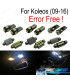 KIT 10 BOMBILLAS LED INTERIOR PARA RENAULT KOLEOS 09-16