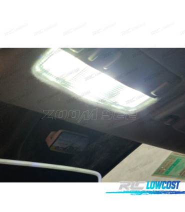 KIT 11 BOMBILLAS LED INTERIOR PARA SKODA FABIA 3 MK3 MK III HATCHBACK 15-