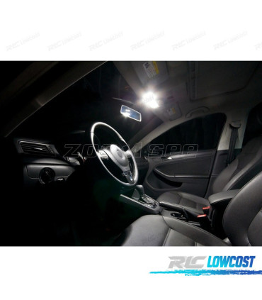KIT 13 BOMBILLAS LED INTERIOR PARA VOLKSWAGEN VW JETTA6 JETTA 6 MK6 MK VI SEDAN 11-18