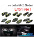 KIT 13 BOMBILLAS LED INTERIOR PARA VOLKSWAGEN VW JETTA6 JETTA 6 MK6 MK VI SEDAN 11-18