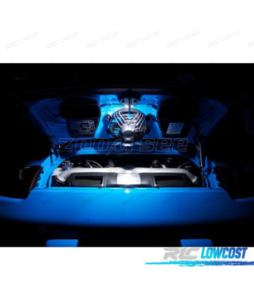 KIT 10 BOMBILLAS LED INTERIOR PARA PORSCHE 911 SERIE 997 CARRERA 4S TURBO S 05-11