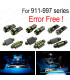 KIT 10 BOMBILLAS LED INTERIOR PARA PORSCHE 911 SERIE 997 CARRERA 4S TURBO S 05-11