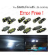 KIT 11 BOMBILLAS LED INTERIOR PARA HYUNDAI SANTAFE SANTA FE IX45 13-16
