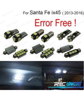 KIT 11 BOMBILLAS LED INTERIOR PARA HYUNDAI SANTAFE SANTA FE IX45 13-16