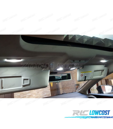 KIT BOMBILLAS LED INTERIOR PARA SEAT LEON MK3 5F 5F1 5F5 5F8 13-18