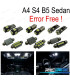 KIT 12 BOMBILLAS LED INTERIOR AUDI A4 B5 SEDAN 96-01
