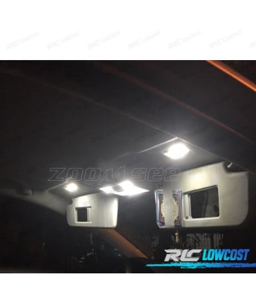 KIT 12 BOMBILLAS LED INTERIOR PARA VOLKSWAGEN VW POLO MK4 SEDAN 9A4 03-10