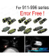 KIT 10 BOMBILLAS LED INTERIOR PARA PORSCHE 911 996 CARRERA S TURBO 4S 98-05