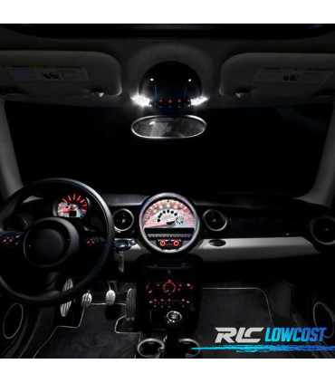KIT 12 BOMBILLAS LED INTERIOR MINI COOPER R56 07-10
