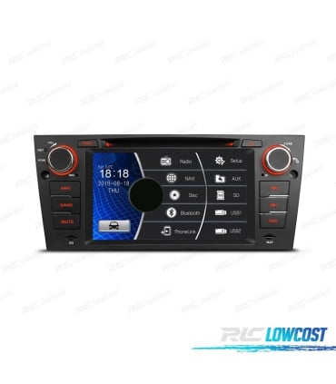 RADIO NAVEGADOR 7" PARA BMW SERIE 3 E90 91 92 93 05-10 USB GPS TACTIL HD