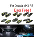 KIT 10 BOMBILLAS LED INTERIOR PARA SKODA OCTAVIA MK 1 MKI RS 1U2 96-04