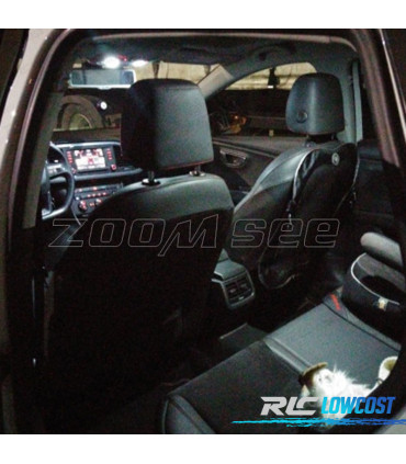 KIT 10 BOMBILLAS LED INTERIOR PARA SKODA OCTAVIA MK 1 MKI RS 1U2 96-04