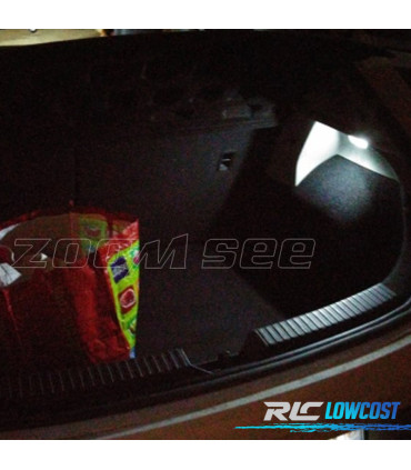KIT 10 BOMBILLAS LED INTERIOR PARA SKODA OCTAVIA MK 1 MKI RS 1U2 96-04