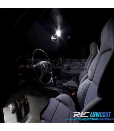KIT 12 BOMBILLAS LED INTERIOR BMW SERIE 3 E36 CONVERTIBLE M3 318I 320I 325I 323I 328I 93-99