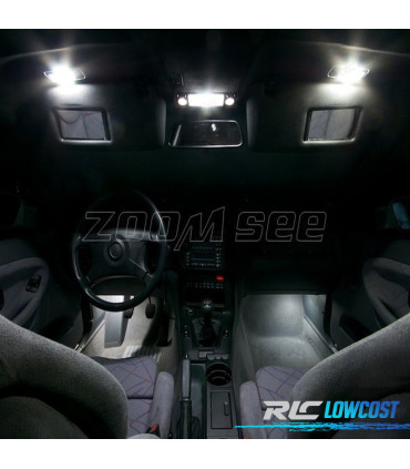 KIT 12 BOMBILLAS LED INTERIOR PARA BMW SERIE 3 E36 CONVERTIBLE M3 318I 320I 325I 323I 328I 93-99