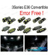 KIT 12 BOMBILLAS LED INTERIOR BMW SERIE 3 E36 CONVERTIBLE M3 318I 320I 325I 323I 328I 93-99