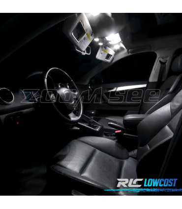 KIT 12 BOMBILLAS LED INTERIOR AUDI A3 S3 8 P 06-13