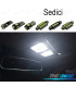 KIT 5 BOMBILLAS LED INTERIOR PARA FIAT SEDICI 06-14