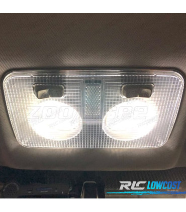 KIT 7 BOMBILLAS LED INTERIOR PARA FIAT 500 07-17