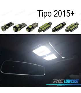 KIT 6 BOMBILLAS LED INTERIOR PARA FIAT TIPO 356 357 15-