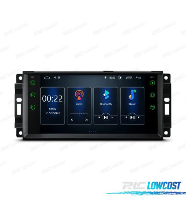 RADIO GPS ANDROID 12 PARA DODGE JEEP CHRYSLER 07-11