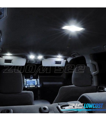 KIT 7 BOMBILLAS LED INTERIOR PARA FIAT PALIO 178 02-11