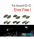 KIT 9 BOMBILLAS LED INTERIOR PARA HONDA ACCORD 03-12