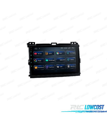 RADIO GPS ANDROID 12 PARA TOYOTA LAND CRUISER 02-09