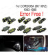 KIT 7 BOMBILLAS LED INTERIOR ACCESORIOS SEAT CORDOBA 6K1 6K2 93-99