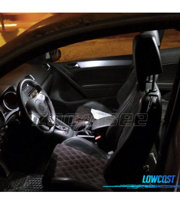 KIT 7 BOMBILLAS LED INTERIOR PARA SEAT CORDOBA 6K2 00-02
