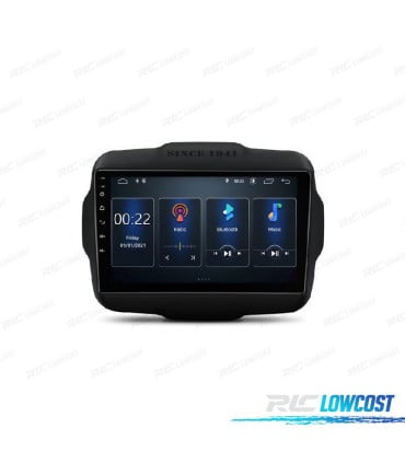 RADIO GPS ANDROID 12 PARA JEEP RENEGADE 15-20