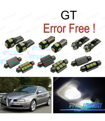 KIT 7 BOMBILLAS LED INTERIOR PARA ALFA ROMEO GT 03-10