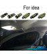 KIT 9 BOMBILLAS LED INTERIOR PARA FIAT IDEA 03-12