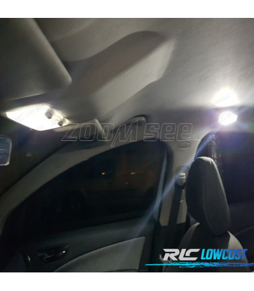 KIT 9 BOMBILLAS LED INTERIOR PARA FIAT IDEA 03-12
