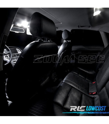 KIT 11 BOMBILLAS LED INTERIOR AUDI A6 S6 RS6 C6 SEDAN 05-11