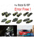 KIT 8 BOMBILLAS LED INTERIOR PARA SEAT IBIZA V MK5 SPORTCOUPE ST 6J 6 P 09-16
