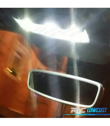 KIT 6 BOMBILLAS LED INTERIOR PARA SEAT IBIZA MKV MK 5 SPORTCOUPE ST 6J 6 P 09-16