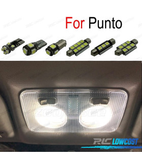 KIT 10 BOMBILLAS LED INTERIOR FIAT 188 199 00-17