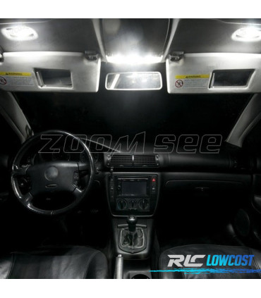 KIT 11 BOMBILLAS LED INTERIOR PARA VOLKSWAGEN VW VOLKSWAGEN VW PASSAT B5 97-05