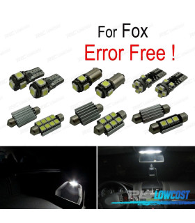 KIT 8 BOMBILLAS LED INTERIOR PARA VOLKSWAGEN VW FOX 04-14
