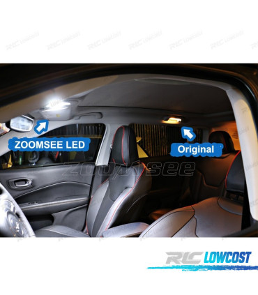 KIT 10 BOMBILLAS LED INTERIOR PARA RENAULT MEGANE I 1 MK1 HATCHBACK ESTATE COUPE 95-03
