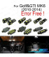 KIT 10 BOMBILLAS LED INTERIOR PARA VOLKSWAGEN VW GOLF 6 MK6 MKVI GTI 10-14
