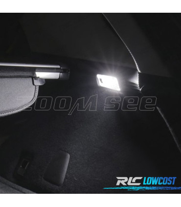 KIT 8 BOMBILLAS LED INTERIOR PARA RENAULT CLIO 2 II MK2 98-05