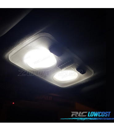 KIT 10 BOMBILLAS LED INTERIOR PARA FIAT PUNTO EVO 09-12